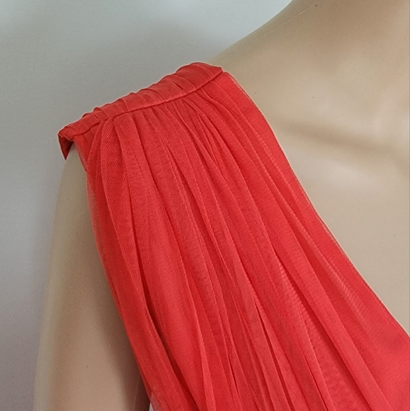 ASOS RED DRESS TULLE SZ.6 - Picture 12 of 16